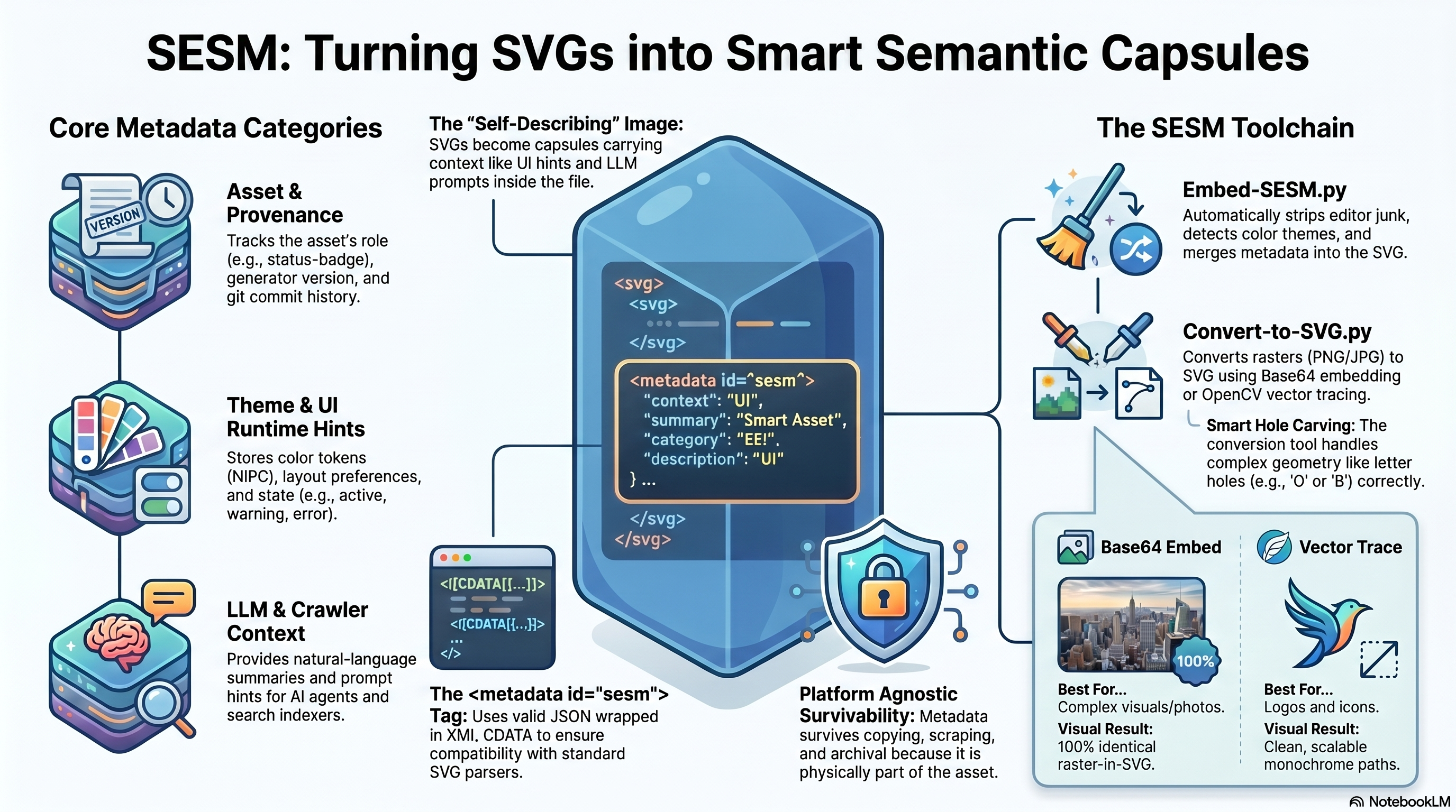SESM Smart Semantic SVG Capsules